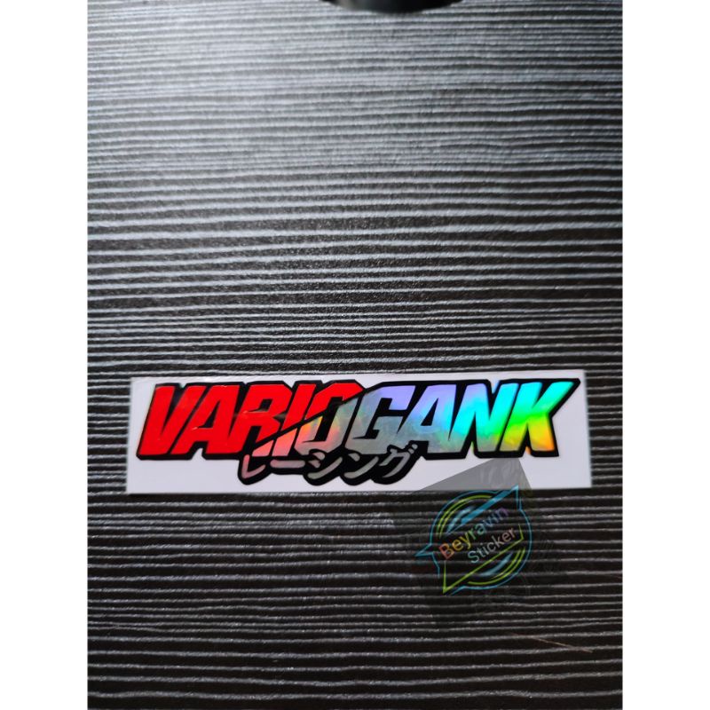 Sticker vario gank cutting