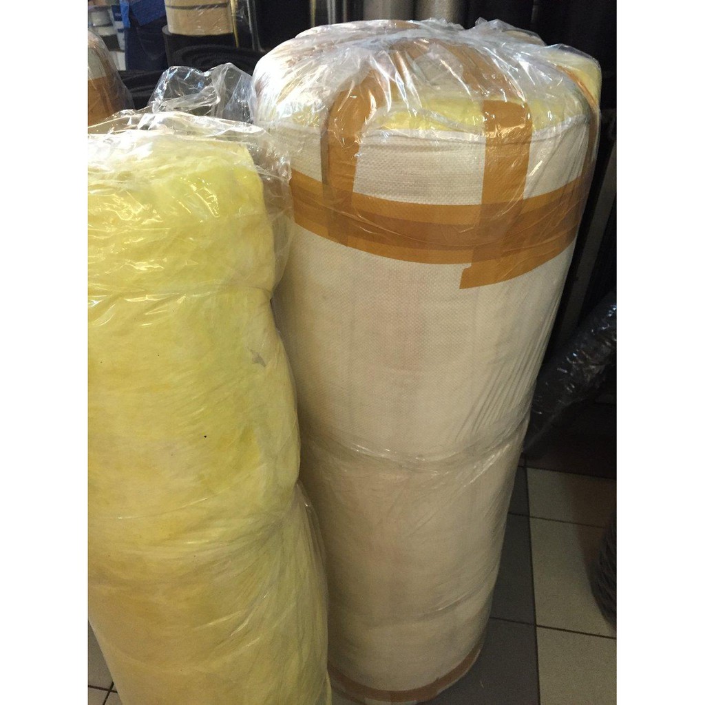 1" x 30m Glasswool Peredam Suara Knalpot / Peredam Panas Ruangan / Ata