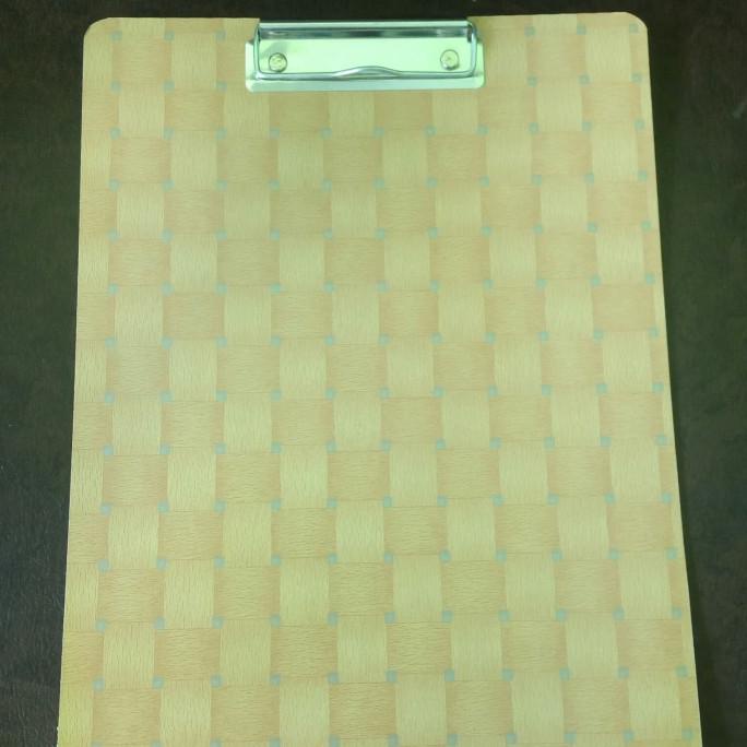

\"\"\"\] papan ujian clipboard jepit bahan kayu tebal untuk landasan kertas