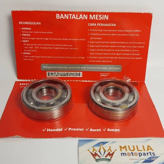 Jual Bearing Crankshaft KARISMA, SUPRA X 125, BLADE, REVO ABSOLUT 63/22