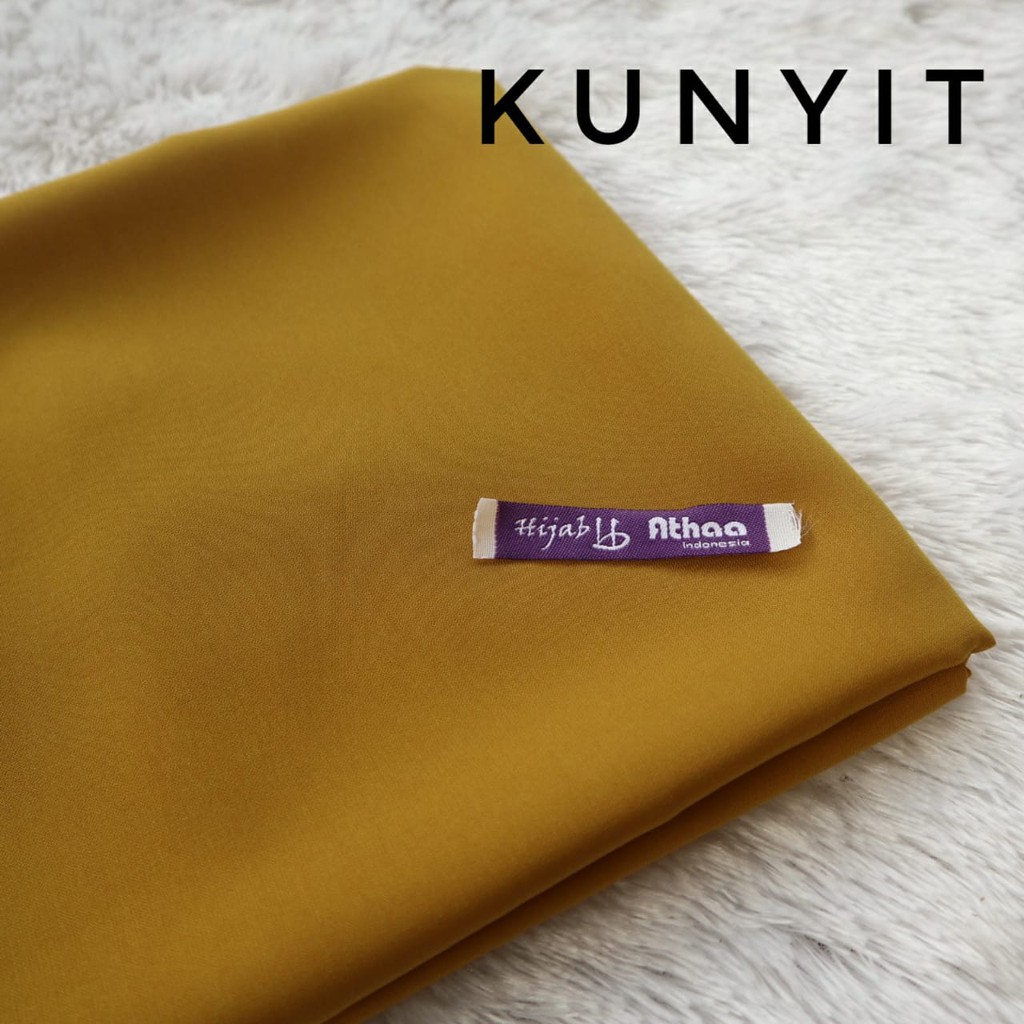 Kain Wolfis/ Woolpeach/ Wolvis Grade A Harga Setengah Meter-Kain Kunyit