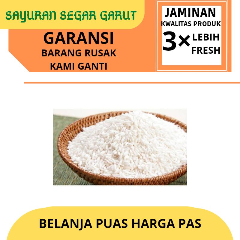 

Beras Ketan Putih 1kg by Sayuran Segar Garut