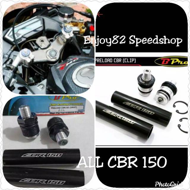 Preload Bpro / Stelan as Shock Depan original Bpro Cbr 150 R old &amp; new cbr 150