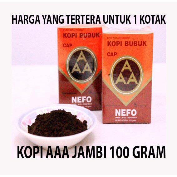 

(BISA COD / BAYAR DITEMPAT ) Kopi bubuk cap AAA - ASLI JAMBI