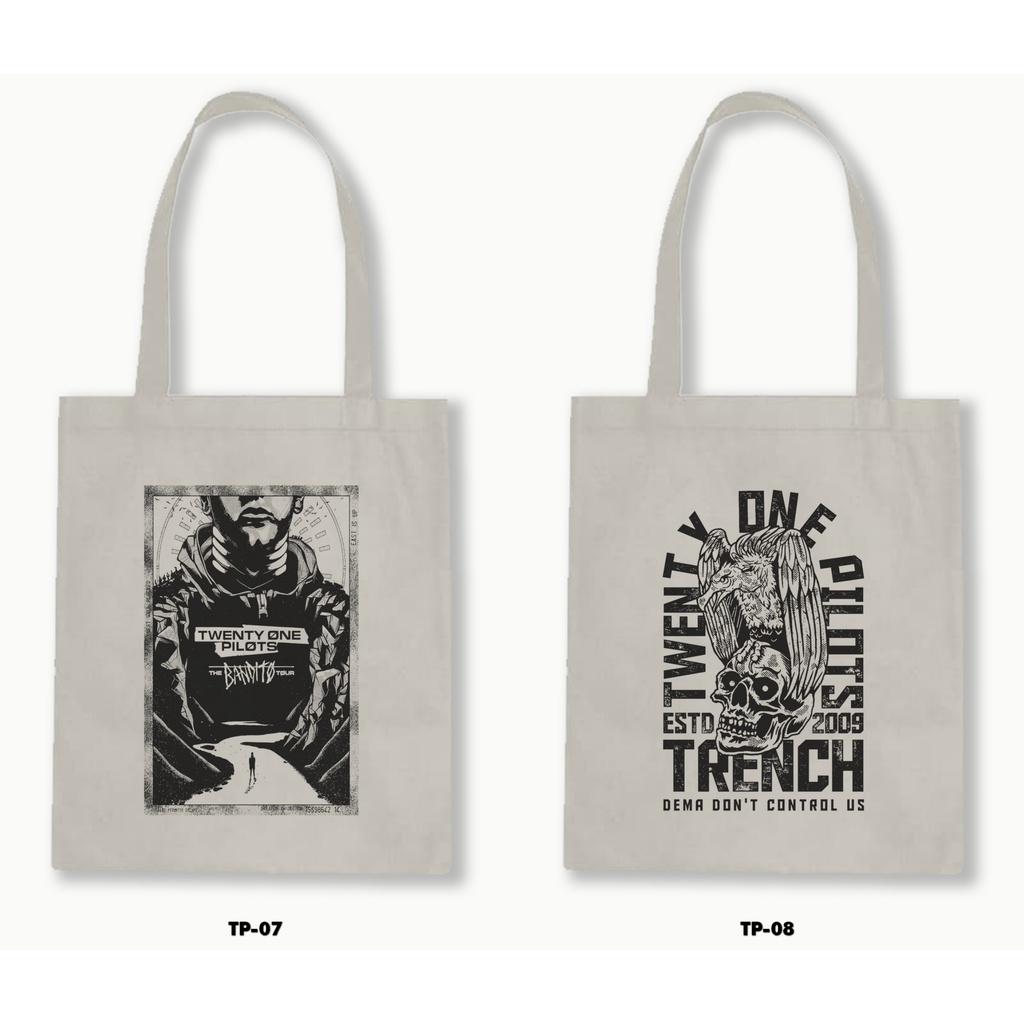 TOTE BAG BLACU - TWENTY ONE PILOTS