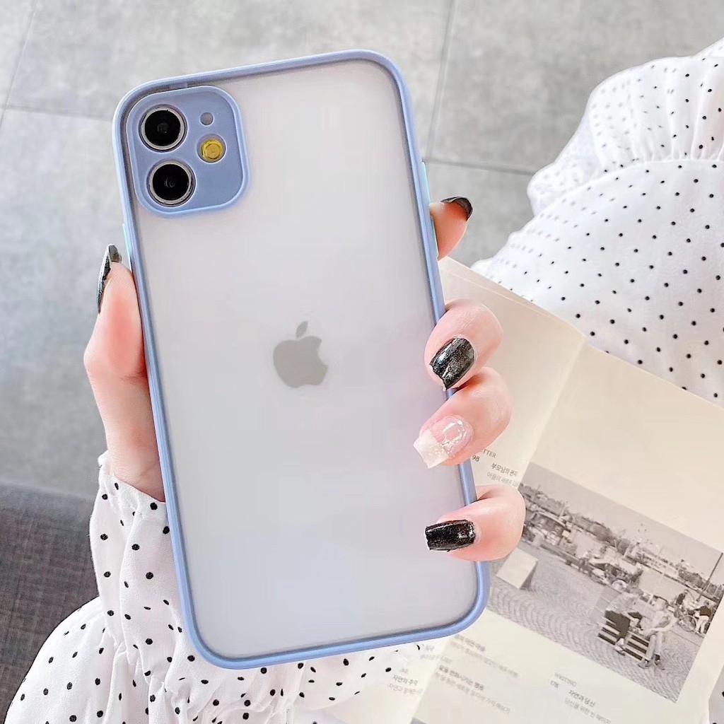 Hard case Plastik + TPU Untuk iPhone 11 i6 7 8 Plus XR XS MAX