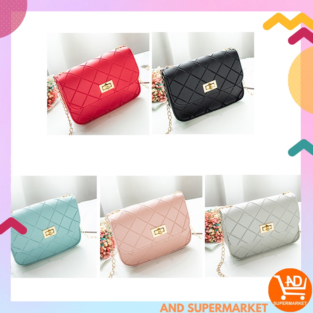 AND / COD / T90 Tas Selempang Wanita Import Tas Jalan Cewek Murah Terkini Style Perempuan Korean Tas Bahu