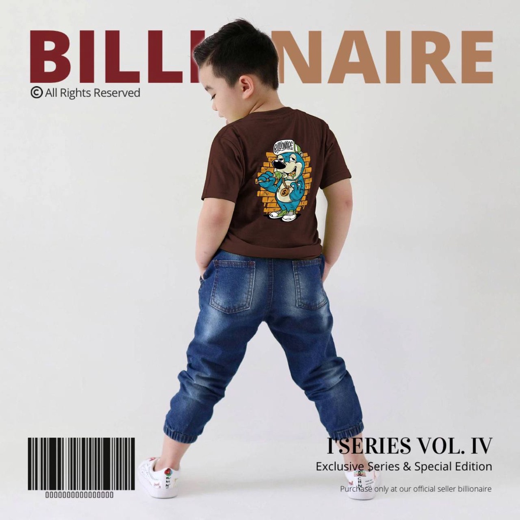 Kaos anak Billionaire Illustration Series Vol.IV