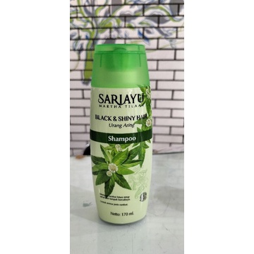 Sariayu Black &amp; Shiny Hair Shampo Urang Aring 170ml