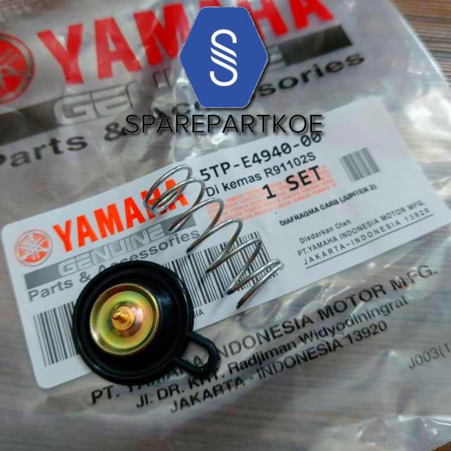 Karet Diafragma Membran Vakum Skep Karburator Assy Yamaha