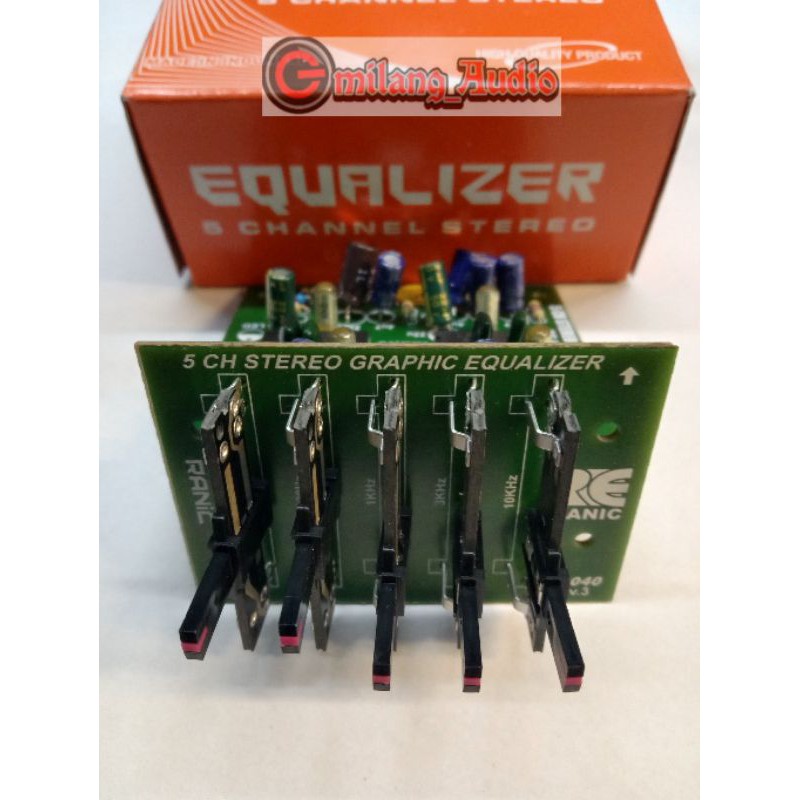 Kit equalizer 5 channel stereo