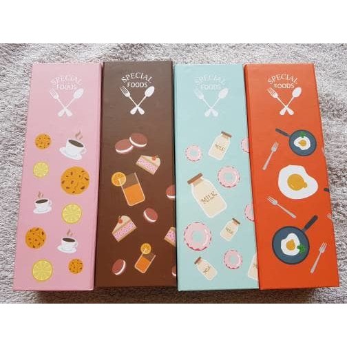 

TERLARIS!!! Kotak Pensil/ Tempat Pensil Karton Special Foods UNIK