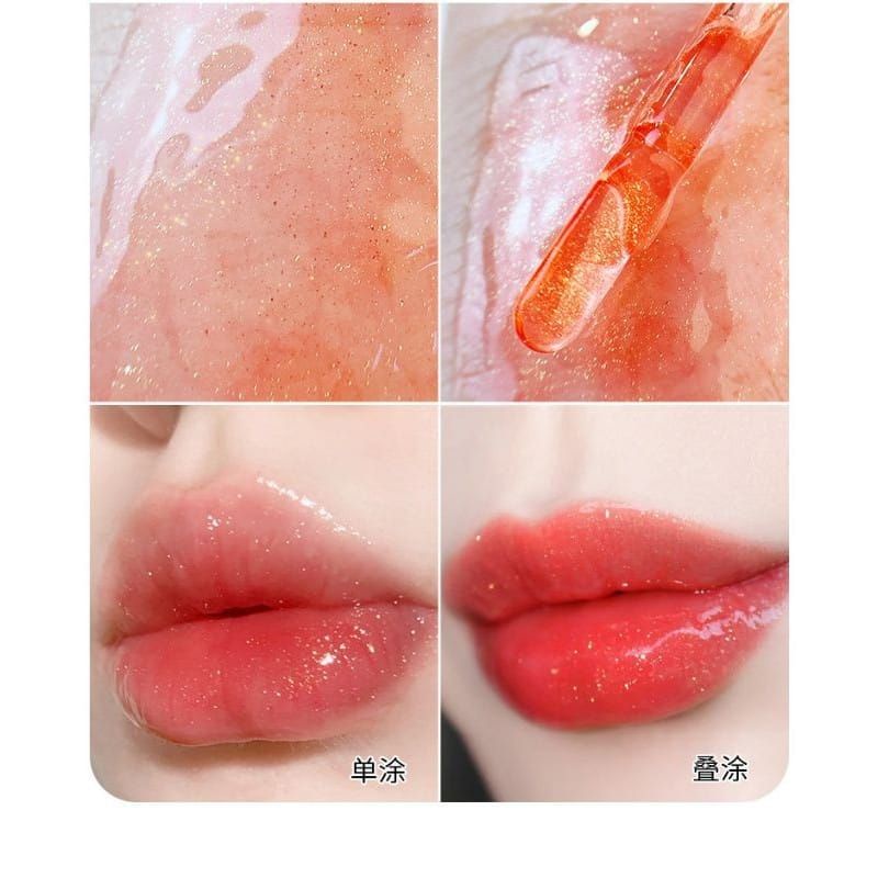 Bundara.id Ko-191 Lip gloss lucky star diamond crystal bosuya