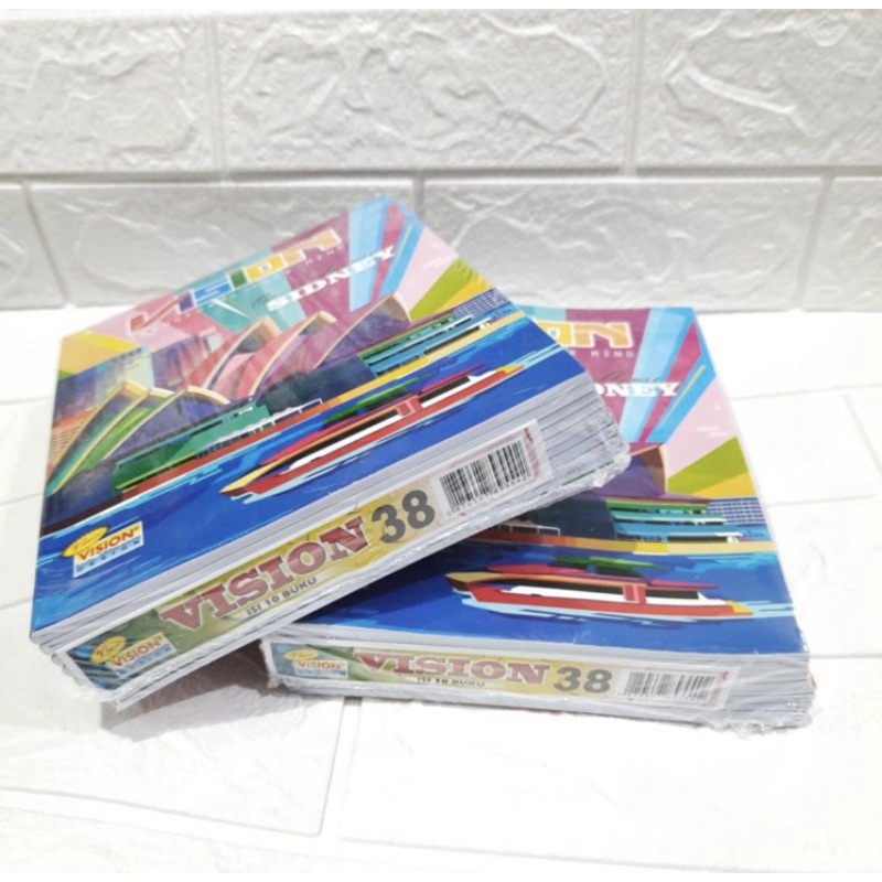 

buku tulis vision isi 38 lembar harga 1 pak isi 10 pcs