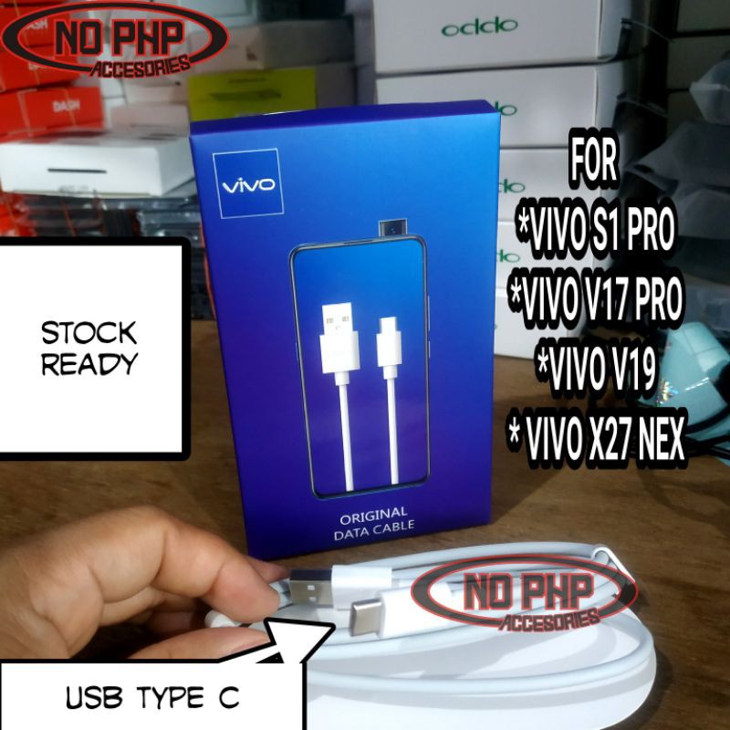 ORIGINAL KABEL DATA VIVO FAST CHARGING USB TYPE C ORIGINAL V17 PRO S1 PRO