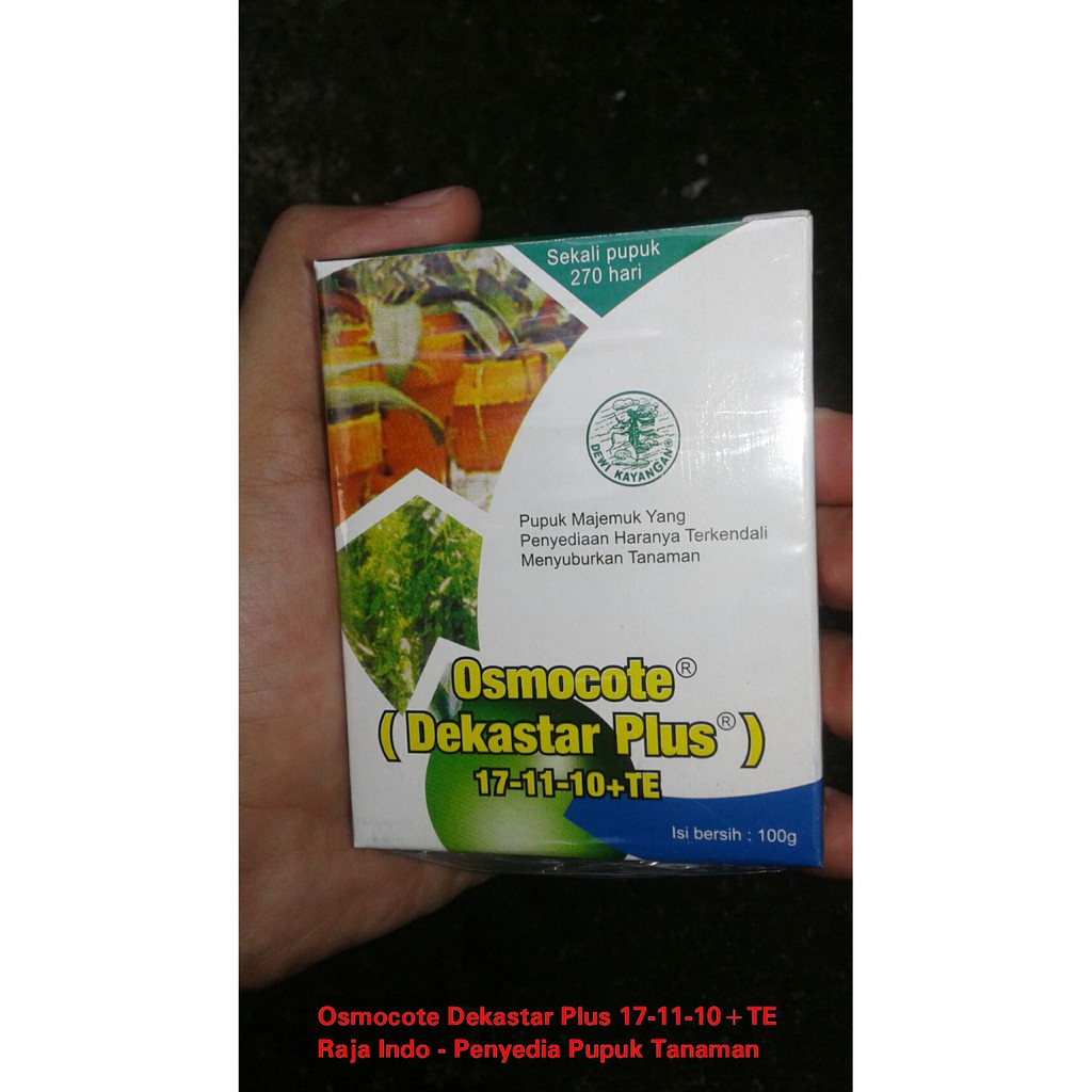 Ori Dekastar Plus 17-11-10 Te 100 Gram Pupuk DEKASTAR Osmocote 14-14-14 Daun Anggrek Majemuk Dekastar 171110