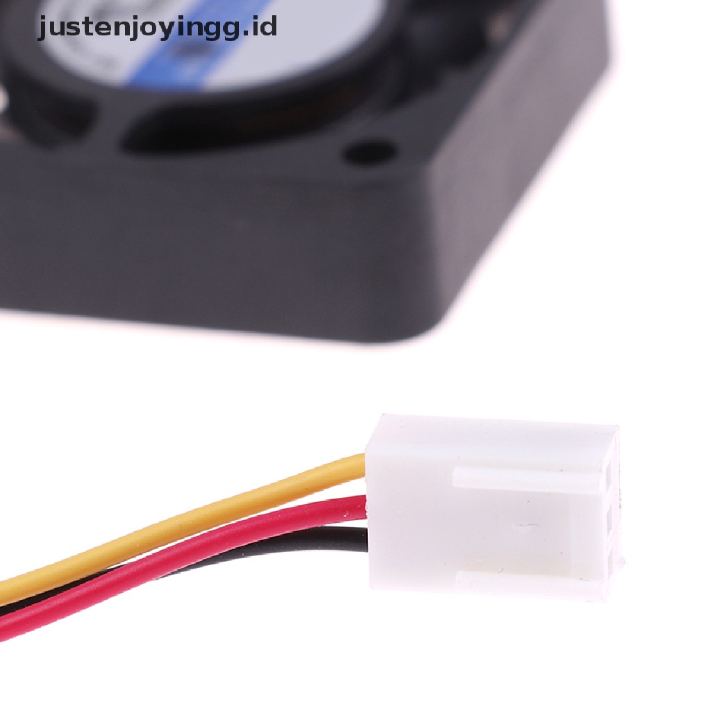 【justenjoyingg.id】 1Pc 4010 40MM 40*40*10 Cooling Fan 12V 0.8W 0.06A 3Pin Cooler Heatsink Mini Fan .