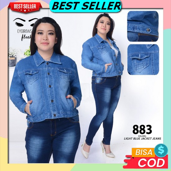 Jacket Jeans Wanita Biondy Crop Denim Jaket Lepis Jins Jaket Cewe Cewek Jaket Murah Terbaru Levis Co