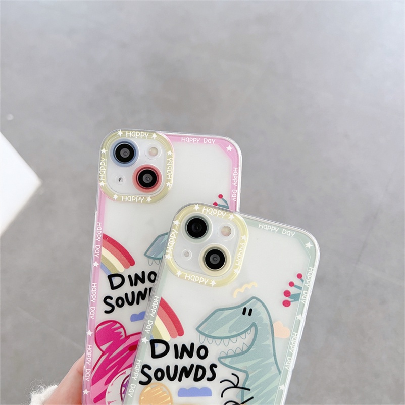 (Ready Stock) Casing Softcase Tpu Iphone 11 Pro Max 13 12 Pro Max X Xr Xs Se 2020 Max 8 7 6 6s Plus + Motif Beruang Shockproof Lovely Bear Series Transparent TPU Soft Silicone Anti-dirty Shockproof Phone Cover