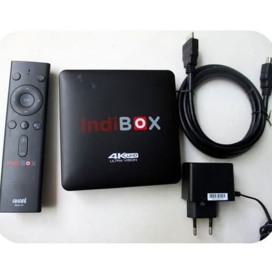 AKARI AX117 AX-117 INDIBOX ANDROID PIE 9 GOOGLE ASSISTANT REMOTE - TAMBAH KEYBOARD