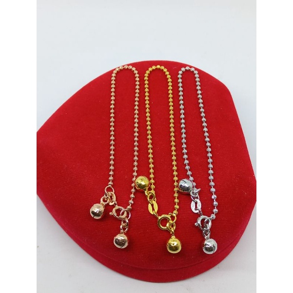 gelang tangan perak asli lapis emas/gelang tangan biji lada ukir 2bel/gelang tangan asli silver 925/gelang tangan asli silver 925/gelang fashion wanita