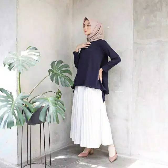 Rok Plisket Premium 356 / Maxi Skirt Plisket Pleates