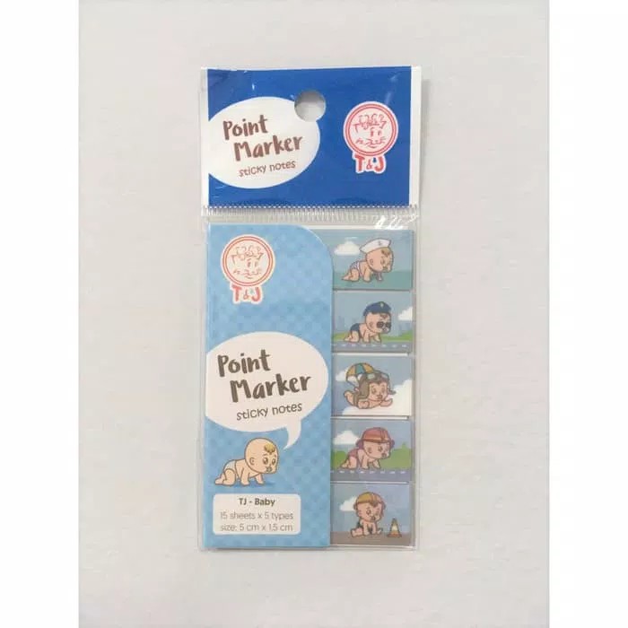 

T&J Labels POINT MARKER STICKY NOTES TJ-BABY