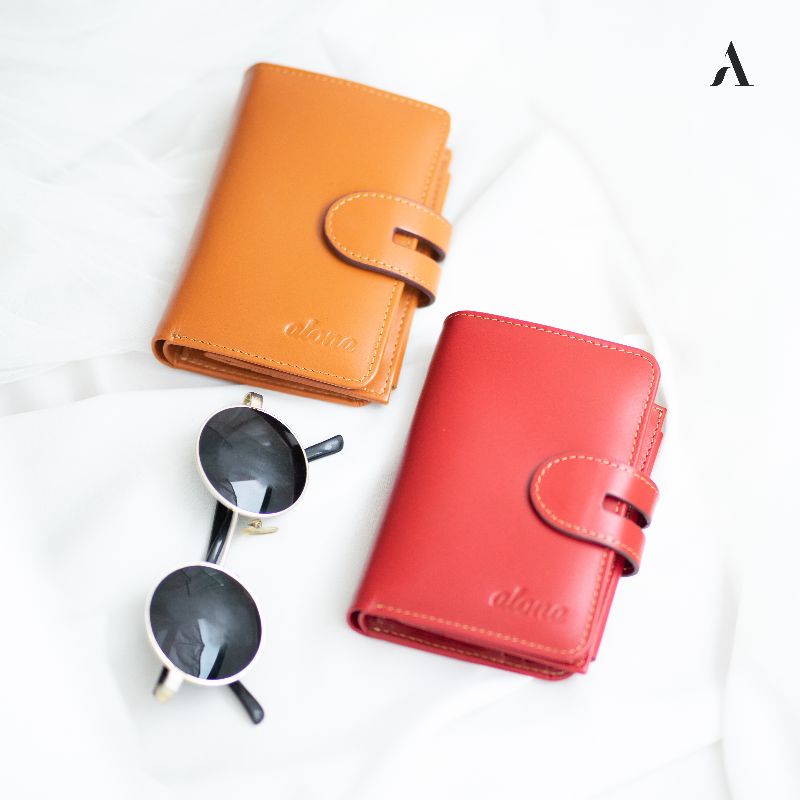 Dompet Kulit Wanita Lipat Wallet Kartu Kulit Sapi Asli Fashion Wanita Cewek Premium Original Branded