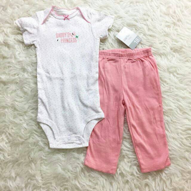 Carters set jumpsuit celana bayi