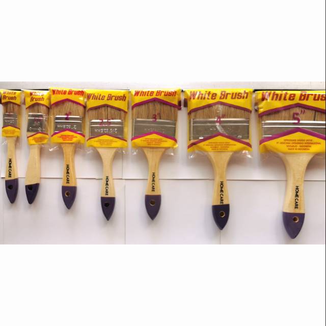 Kuas Cat Kayu dan Tembok HOME CARE 1-5 inch Bagus Berkualitas Bandung