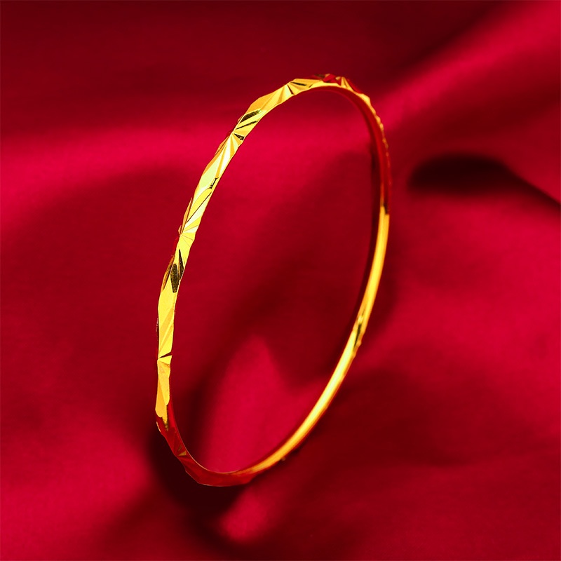 Perhiasan Gelang Lapis Emas Asli Kadar 375 Desain Meteor Untuk Pernikahan