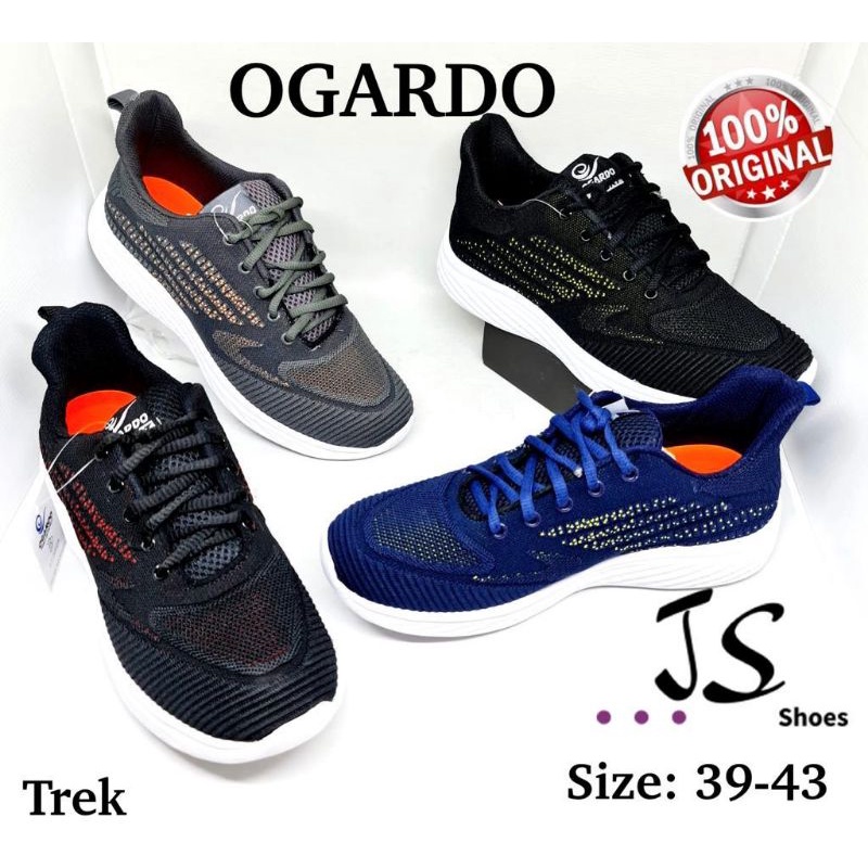 OGARDO TREK - SEPATU SNEAKERS TALI PRIA DEWASA MERK OGARDO