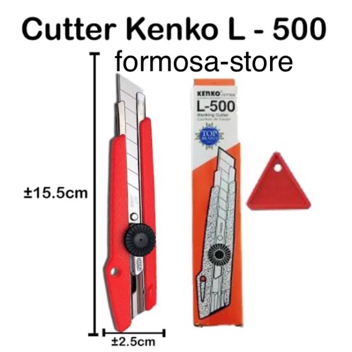 

kertas-pemotong- cutter besar kenko l500/kater l-500/pisau cuter l500/ pemotong kertas -pemotong-