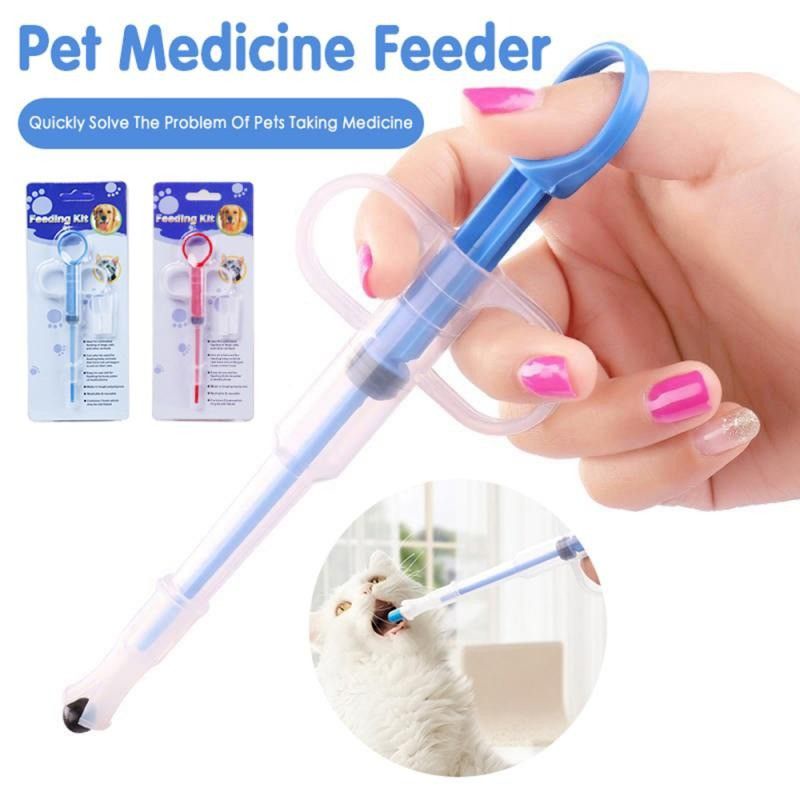 Feeding Kit Pelontar Pil Tablet Anjing Kucing Alat Bantu Minum Obat