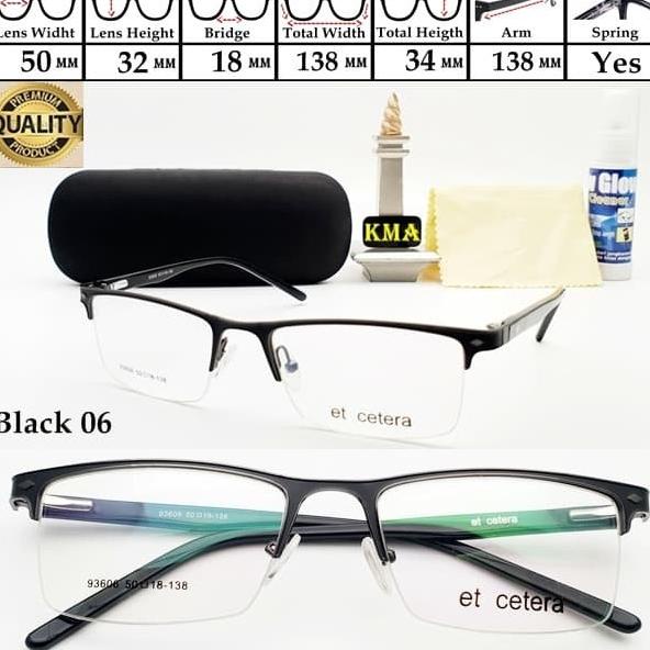 frameless minus frame kacamata unisex premium