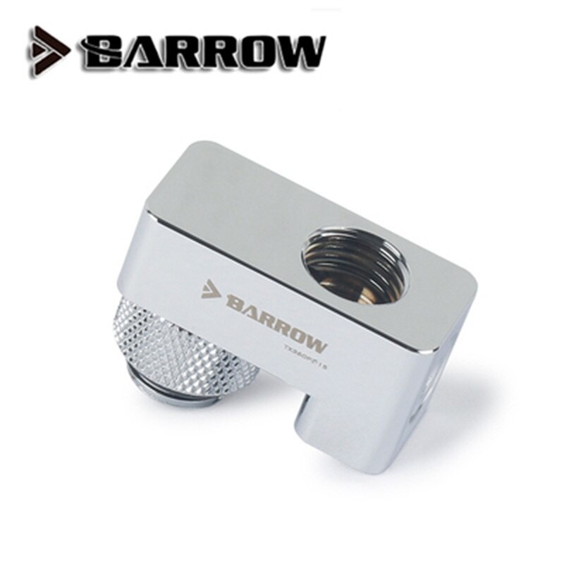 BARROW TX360PZ-15 G1/4 360 Rotation Offset Adapter 15mm Silver