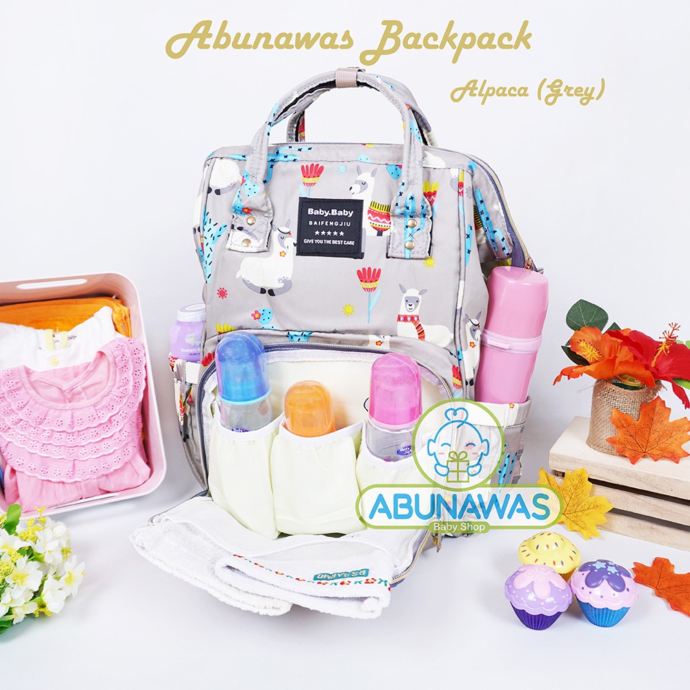 Tas Bayi Baby Diaper Bag Backpack Asi / Tas Backpack Bayi Import