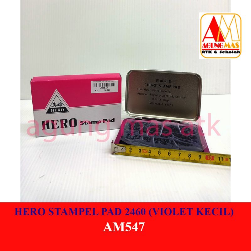 

HERO STAMP PAD 2460 (VIOLET KECIL)