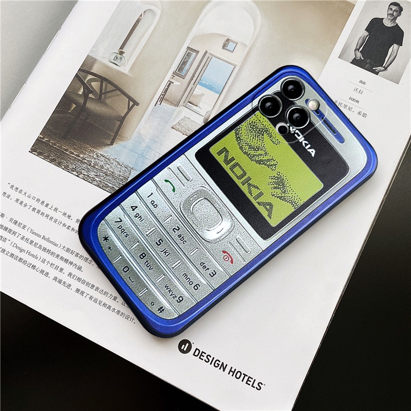 Realme C31 C21Y C35 C17 C21 C15 C12 C25 5 5s 8 8pro 6i 6 7 7i 5i C3 C25Y C11 2020 C25s C11 2021 Lens Protective Dirt Resistant Vintage Nokia Clearly Back Pattern Case