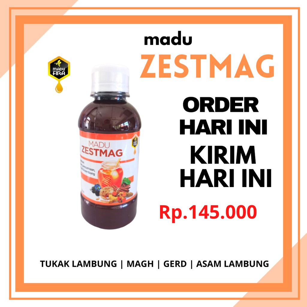  MADU  ZESTMAG ATASI TUKAK LAMBUNG OBAT MAGH HERBAL 