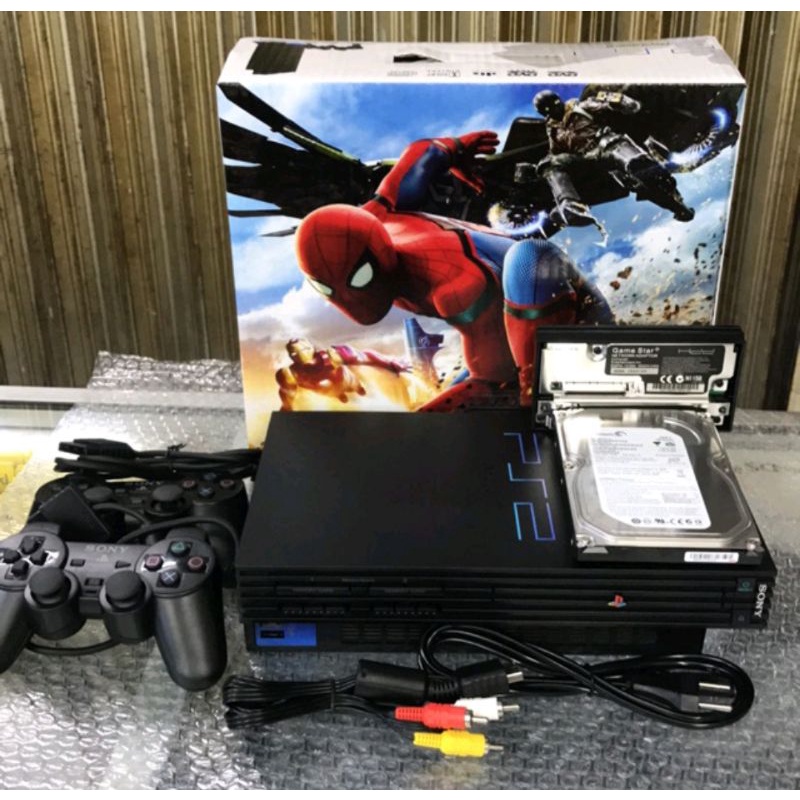 PS2 SONY// FAT 160GB LENGKAP // PLAYSTATION 2 FAT