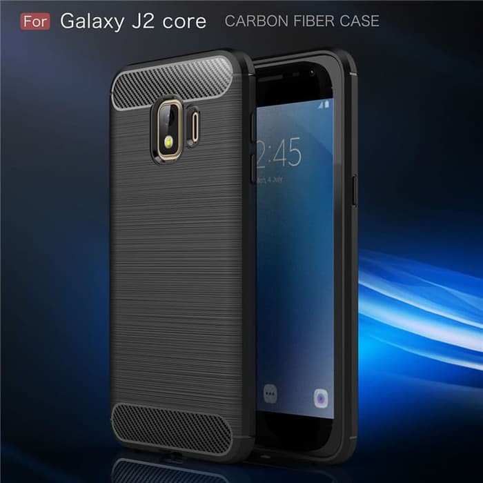 SAMSUNG J2 PRO J2 CORE J3 2016 J3 PRO J4 J4+ J5 2015 J5 PRO J5 PRIME CASE SOFTCASE IPAKY SLIM CARBON SOFT KARBON CASING COVER PELINDUNG BELAKANG SILIKON KARET