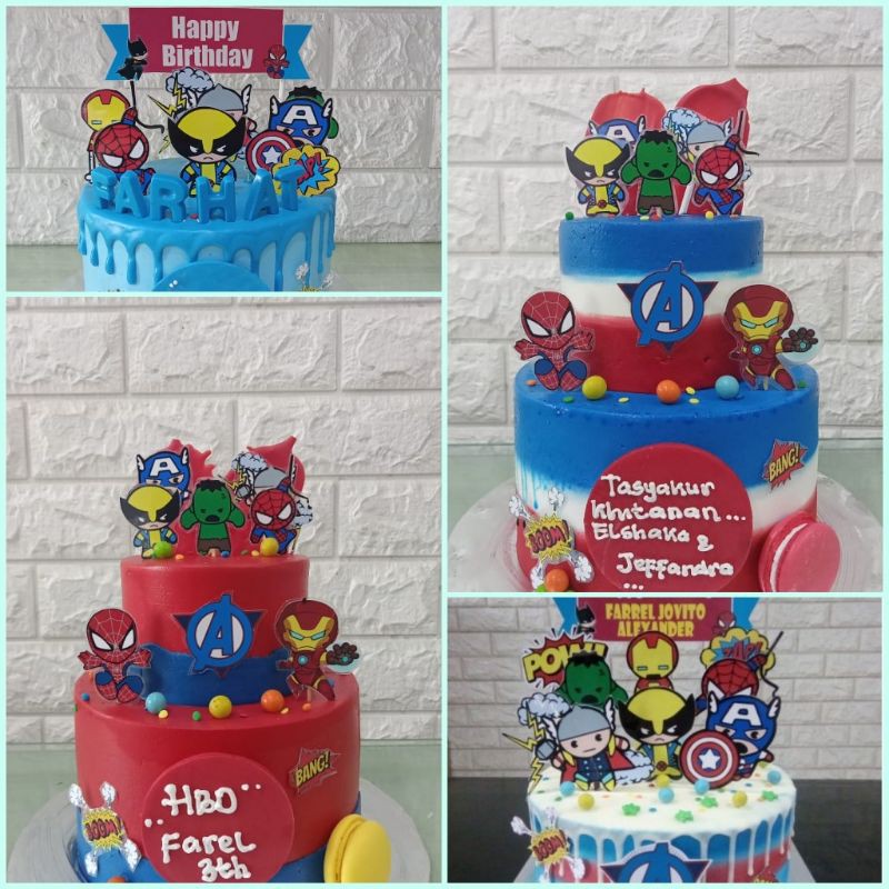 

baby avengers / birthday cake / kue ulang tahun