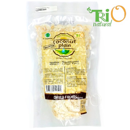 

Trio Natural Coconut Roasted Plain 225 gram