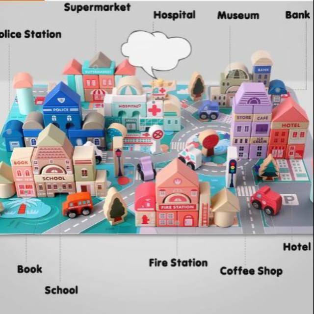 115 WOODEN CITY BLOCK TRANSPORTATION