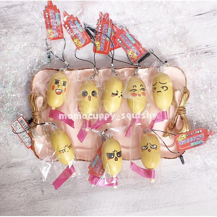 Squishy licensed mini sausage ( squishy sosis kecil)