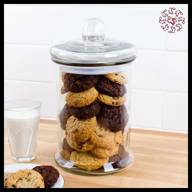 Libbey Glass Food Canister/ Jar / Toples Makanan Kaca 4.7 Liter