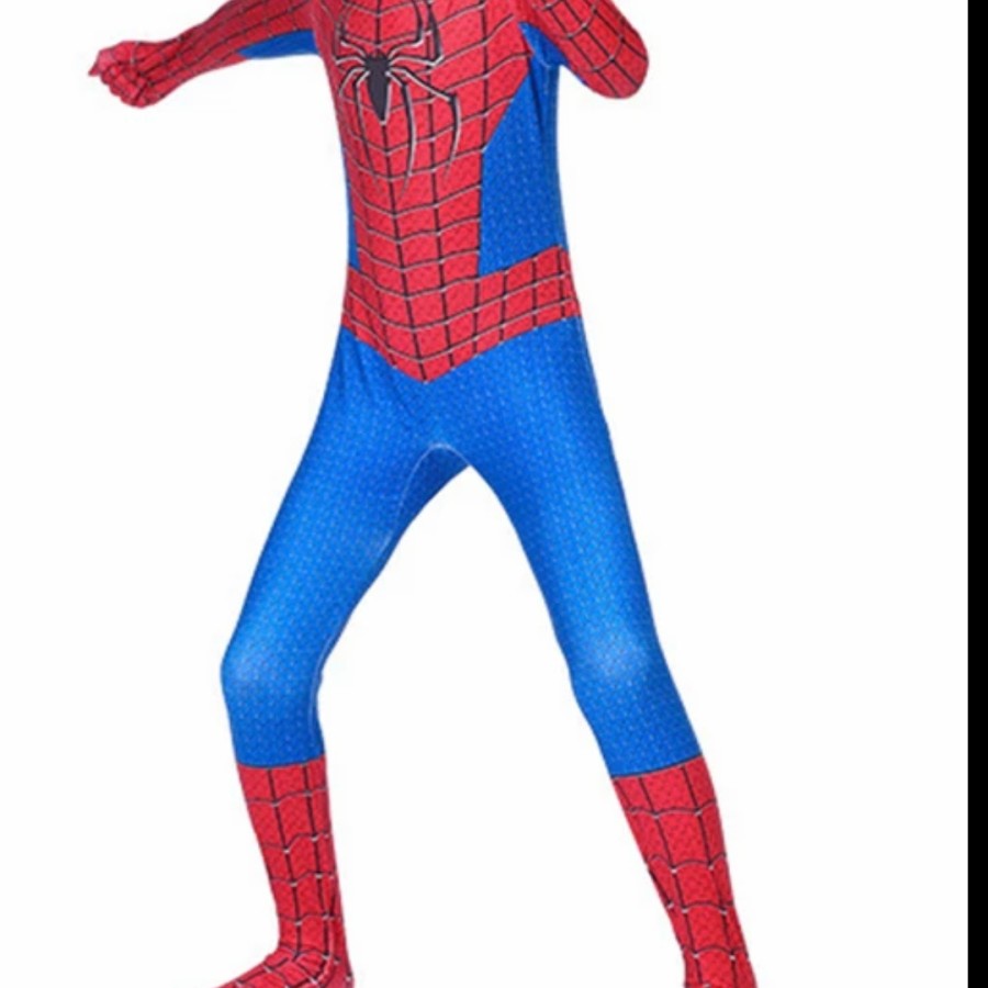 Kostum Spiderman Anak dan Dewasa Superhero Costplay Costume Karakter Baru