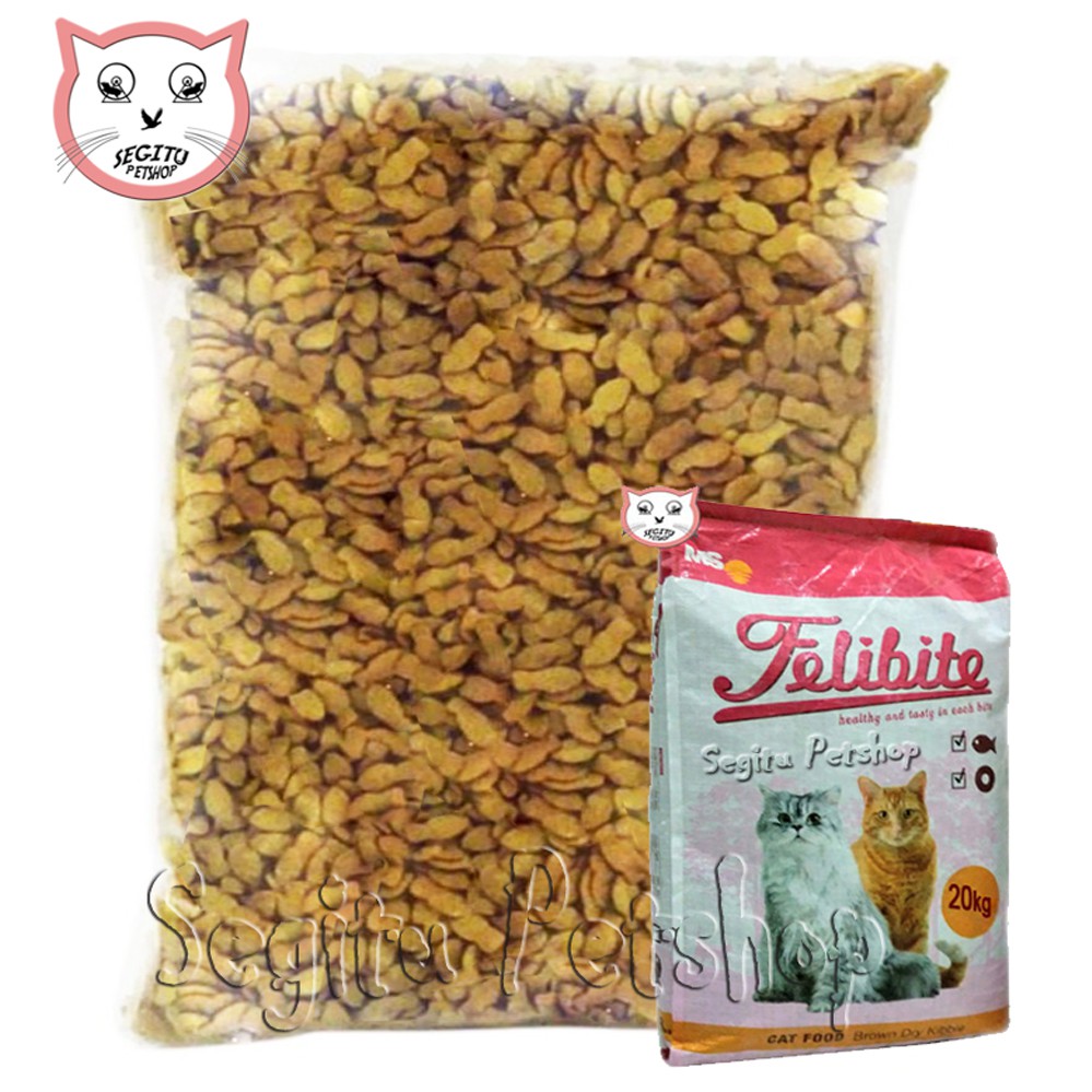 Makanan Kucing Felibite Cat Food Felibet Repack 500 gram