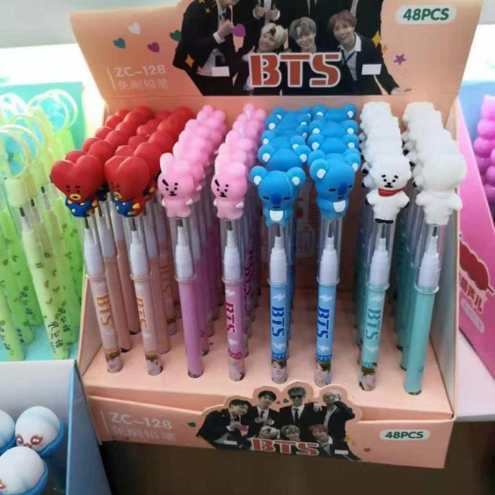 

Pensil susun kepala karet bentuk bts model b